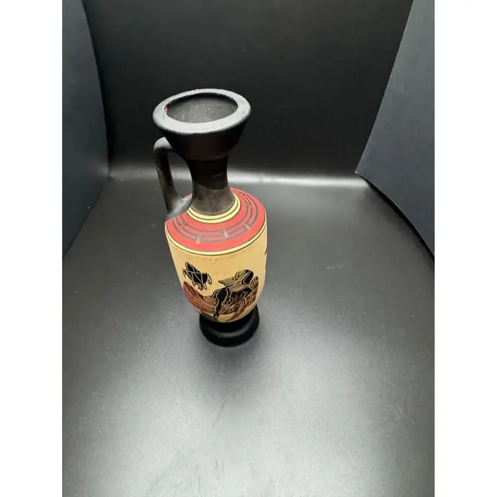 Greek Pottery Vase Museum Reproduction Ceramic Copy of Classic Period 450 B.C.